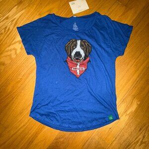 Wild Tribute 4 The Parks Mountain Dog Women's Small Short Sleeve Shirt